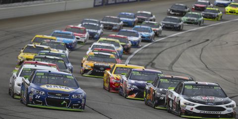 The NASCAR Cup Series playoffs began on Sunday at the Chicagoland Speedway in Joliet, Illinois.