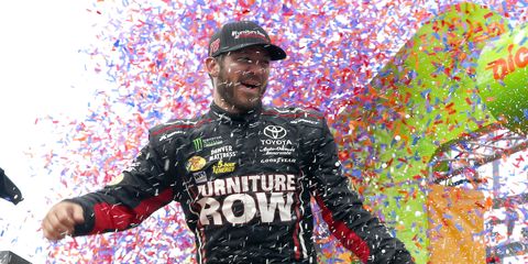 Martin Truex Jr. cemented himself as the championship favorite on Sunday at Chicagoland Speedway.