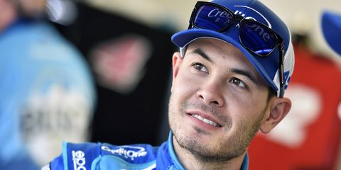 Kyle Larson has a win and four second-place finishes in the Monster Energy NASCAR Cup Series this season.