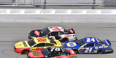 The Clash at Daytona was postponed to Sunday which allowed it to mimic the likely Daytona 500 weather conditions.