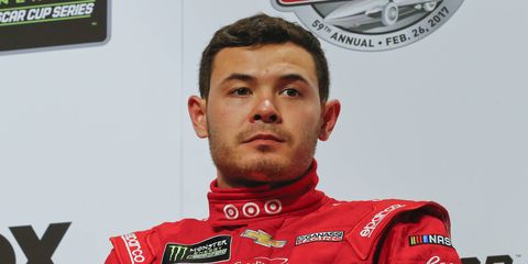 Kyle Larson led the final lap of the Daytona 500 but ran out of gas half a lap away from the finish line.