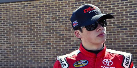 Harrison Burton saved his best for the end, as he wound up in victory lane for the third time in 2017 and first time at Memphis.