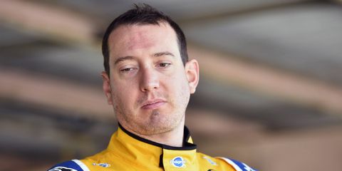 Kyle Busch prior to qualifying for the AAA 400 at Dover International Speedway in Delaware.