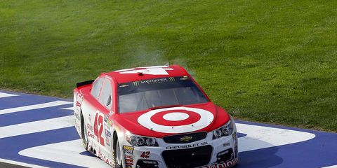 Kyle Larson scored his second career Monster Energy NASCAR Cup Series win Sunday.