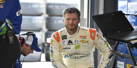 Dale Earnhardt Jr. remains a dedicated critic of NASCAR's use of a front splitter on Cup Series cars.