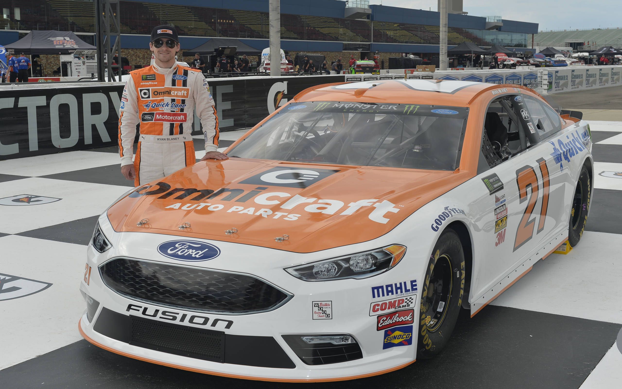 Ryan Blaney Ford Debut New Colors For Michigan Nascar Weekend