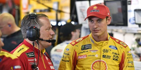 Joey Logano and crew chief Todd Gordon have some work to do if they are to make the Monster Energy NASCAR Cup Series playoffs.