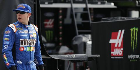 Kyle Busch was disqualified from a regional Super Late Model event on Tuesday.