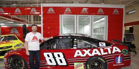 Dale Earnhardt Jr. will drive a throwback car that resembles his rookie entry in November at Homestead Miami Speedway.