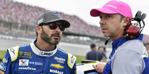 Jimmie Johnson wants to finish his NASCAR career with crew chief Chad Knaus.