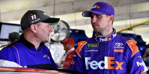 Denny Hamlin and crew chief Mike Wheeler will likely need a win next weekend to advance to the championship race.