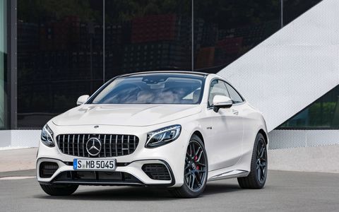 Inside and outside the 2018 Mercedes-AMG S63 Coupe and Cabriolet, which are now powered by 4.0-liter turbocharged V8s good for 603 hp.