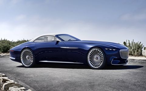 The Mercedes-Maybach 6 Cabriolet debuting at Pebble Beach measures almost 20 feet in length.