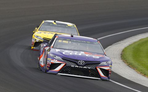Sights from the NASCAR action at Indianapolis Motor Speedway, Saturday, July 22, 2017.