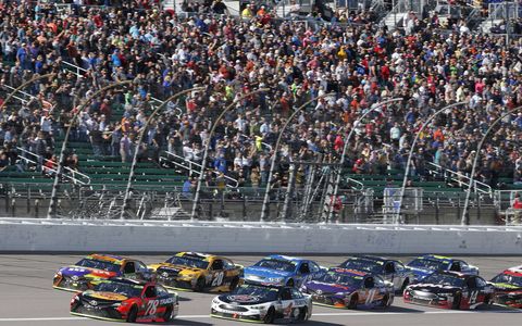 Sights from the Monster Energy NASCAR Cup race at Kansas Speedway, Sunday Oct. 22, 2017.