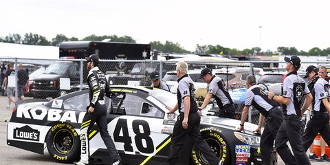 Sights from the NASCAR action at Michigan International Speedway, Saturday June 17, 2017