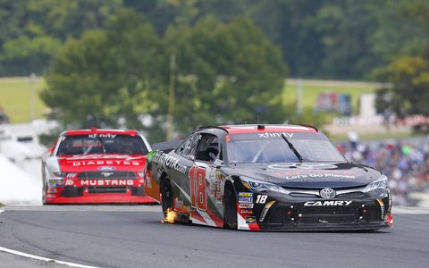 Sights from the NASCAR Xfinity Series action at Road America, Sunday, Aug. 27, 2017.