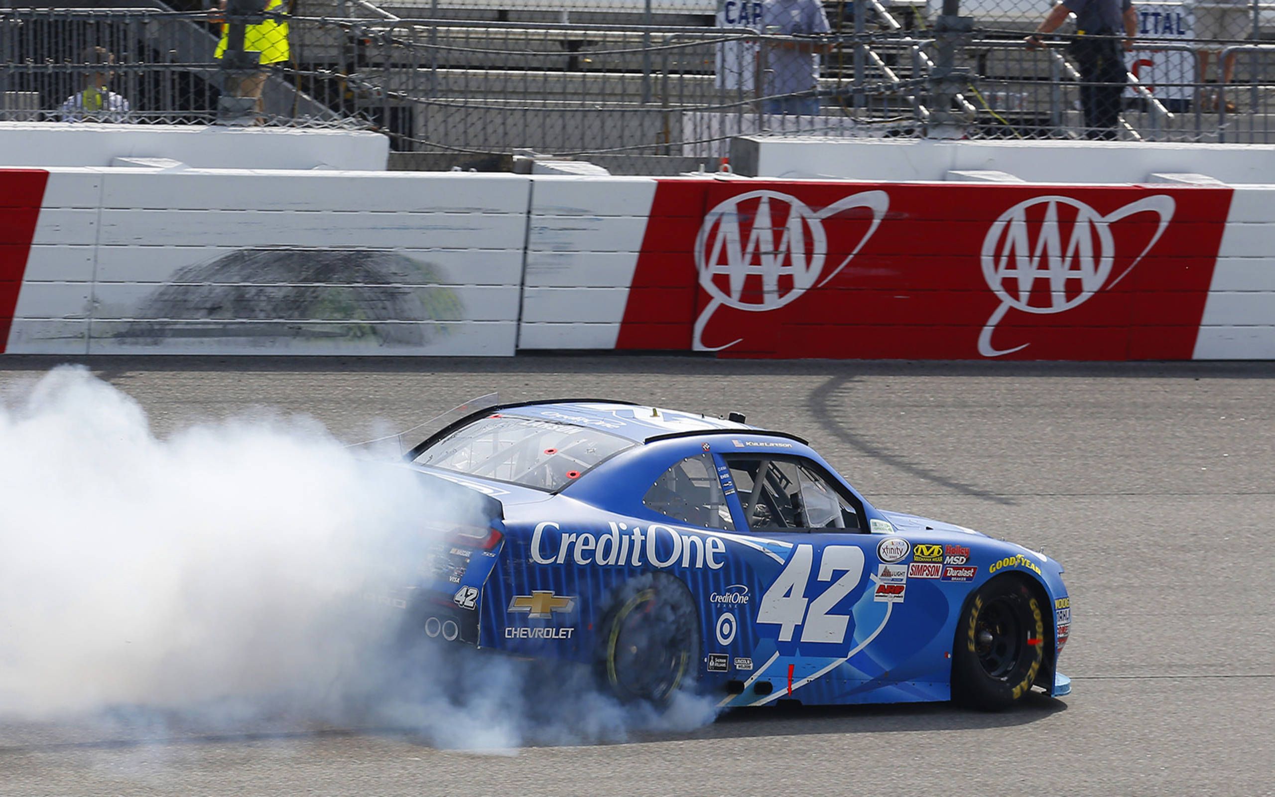 Kyle Larson Steals A Win In NASCAR Xfinity Series Race At Richmond