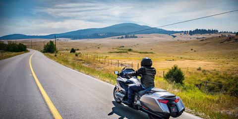 The 2018 Honda Gold Wing is all-new, it's lighter, narrower and more sporty. With a double wishbone front suspension it's smoother, and with an easy-to-operate DCT transmission it promises to bring in new buyers unfamiliar with motorcycle manual shifting and perhaps keep older buyers who might otherwise stop biking.