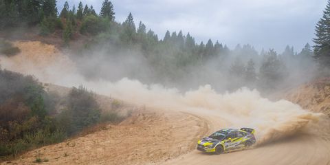 Patrik Sandell and Per Almkvist bested SRT USA teammates David Higgins and Craig Drew to claim victory at the 2018 Idaho Rally International.