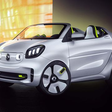 The Forease concept is based on the EQ Fortwo -- the brand's electric version of the Fortwo.