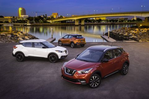 The 2018 Nissan Kicks replaces the Juke as Nissan's smallest crossover.