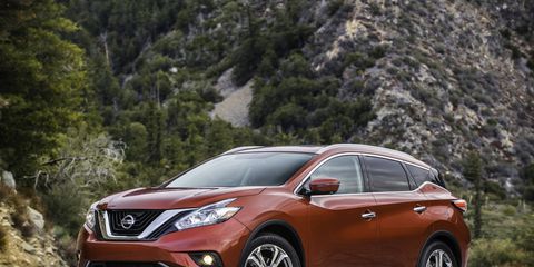 The 2018 Nissan Murano comes with a 3.5-liter V6 making 260 hp and 240 lb-ft of torque with a continuously variable transmission.