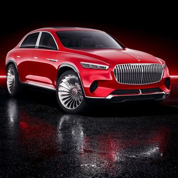 The Vision Mercedes-Maybach Ultimate Luxury concept, which made its world debut at the 2018 Beijing auto show, is an all-electric preview of a super-luxury SUV. With a 207-inch overall length and 24-inch turbine-style wheels, plus a sedan profile with an SUV-like ride height, the concept is absolutely massive and totally unmissable.