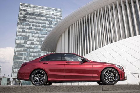 The 2019 Mercedes-AMG C43 sedan comes with a 3.0-liter, twin-turbocharged V6 with 385 hp.