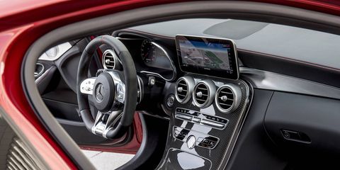 The 2019 Mercedes-AMG C43 has three modes of performance – eco, sport and sport plus.