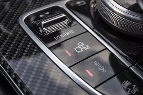 The 2019 Mercedes-AMG C43 has three modes of performance – eco, sport and sport plus.