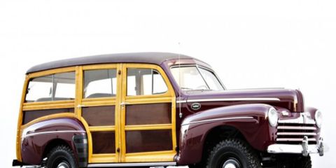 This 1946 Ford Marmon-Herrington Super Deluxe station wagon is a rare 4x4 conversion.