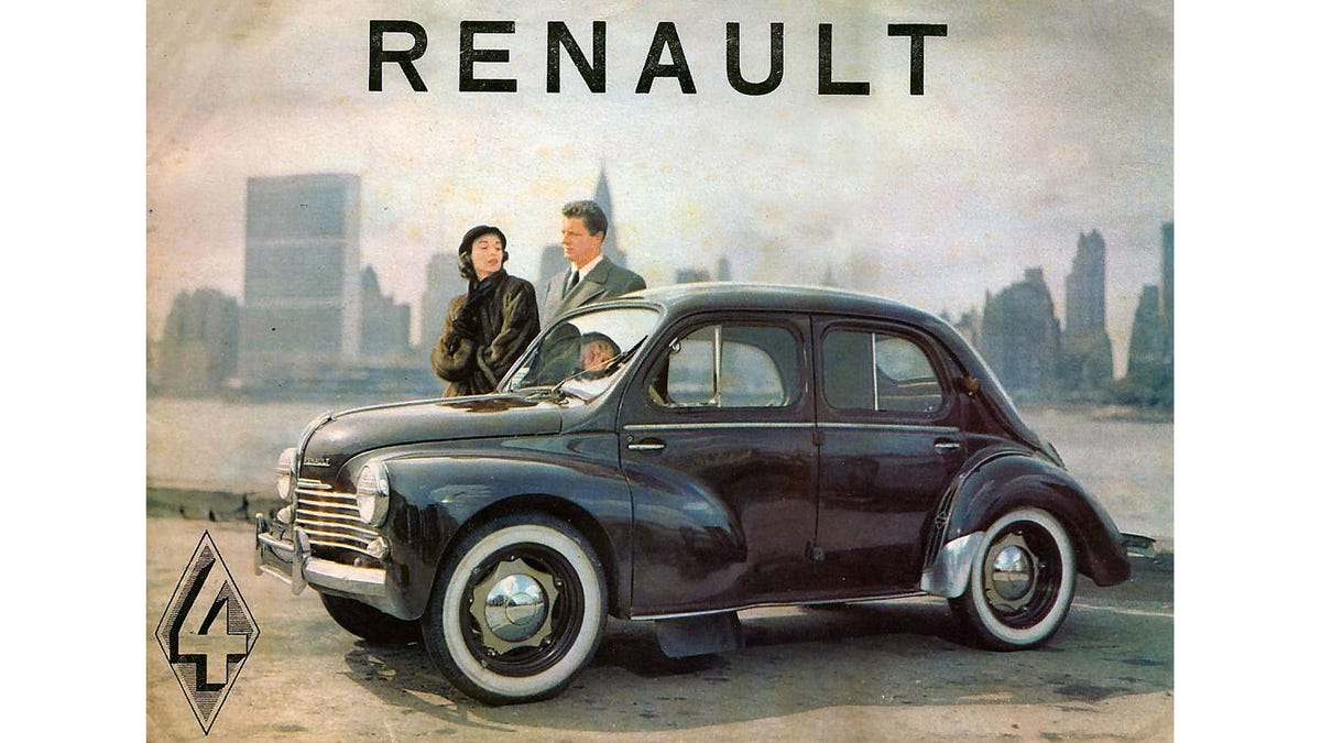 1954 Renault 4cv Brochure