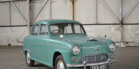 1960 Austin A90. Rare British cars from the Jaguar Land Rover collection will roll across the block in March.