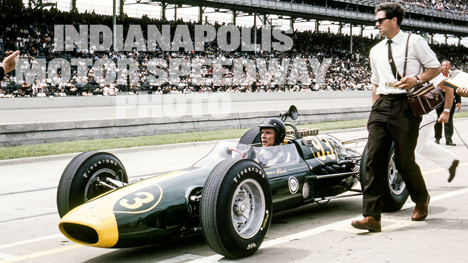 DAN GURNEY  INDY 500 8 X 10 PHOTO 1963 SPECIAL LOTUS FORD WHITE 93 7TH PLACE 12 