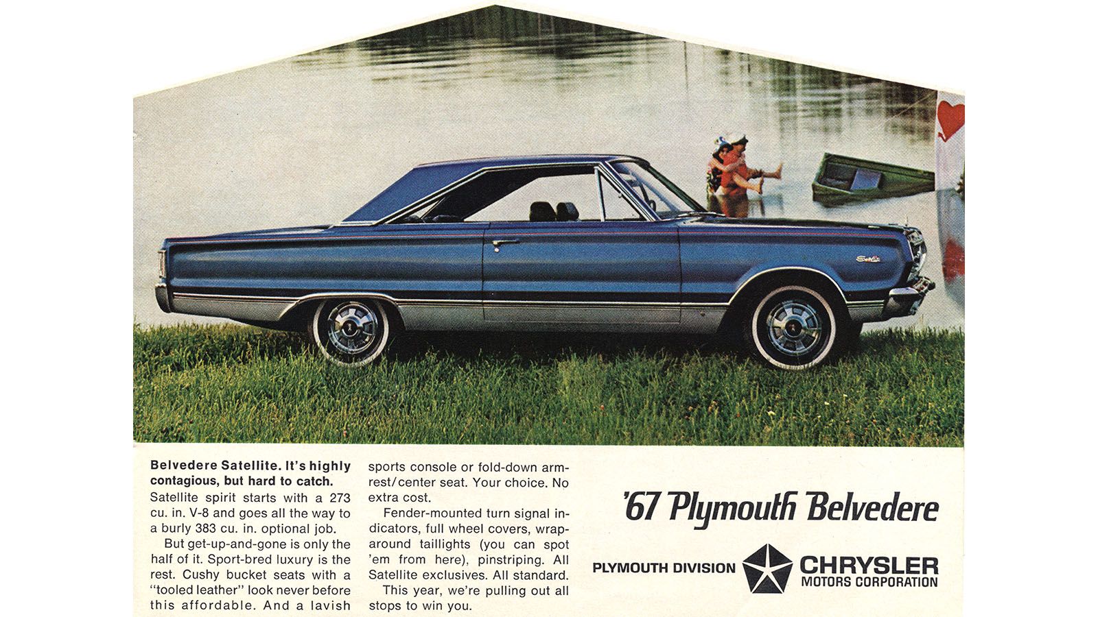 1967 Plymouth Satellite has big V8 cushy seats