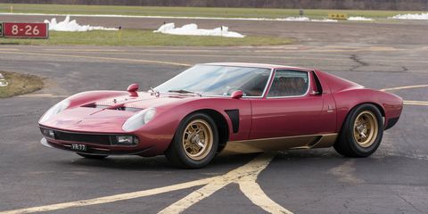 One of just seven Miura SVJs is crossing the RM Auction block in Arizona in January.