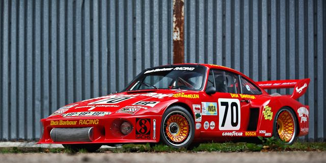 The 1979 Porsche 935 wearing its 1979 Le Mans-correct livery, not the eye-catching Apple job it picked up the next year.