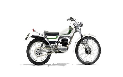 A 1980 Ossa 250cc MAR Trials Motorcycle.