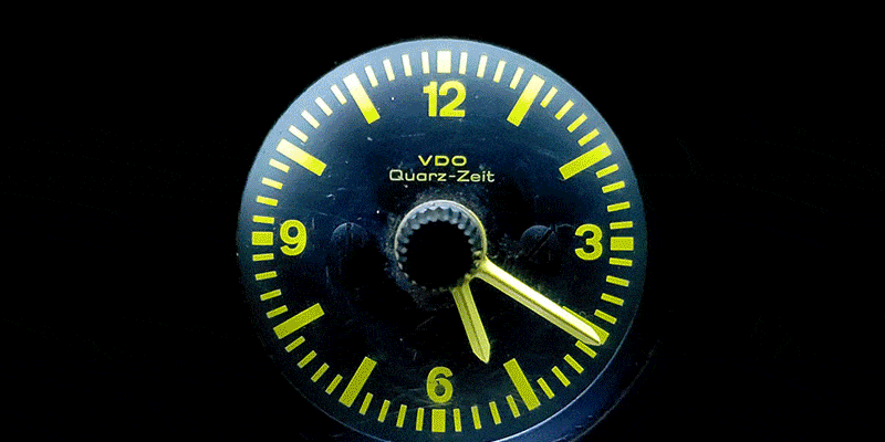Remember These Car Clocks From The '80s?
