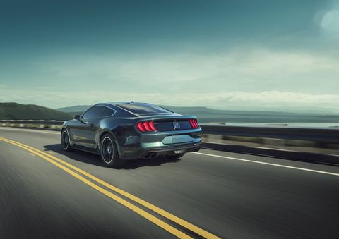 The 2019 Ford Mustang Bullitt gets a 20-hp bump for a total of 480 hp.