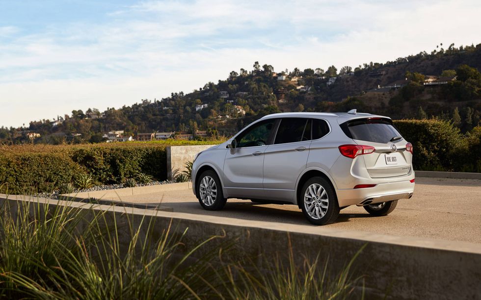 The 2019 Buick Envision comes with either a 197-hp, 2.5-liter four or a 2.0-liter turbo four making 252 hp and 295 lb-ft of torque.