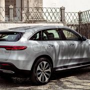 The 2020 Mercedes-Benz EQC Edition 1886 comes with two asynchronous motors making a total of 402 hp.