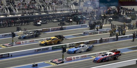 Sights from the NHRA Four-Wide Nationals at zMAX Dragway, Sunday April 28, 2019