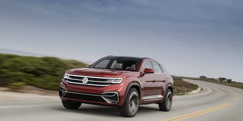 A slow and very brief drive in the VW Atlas Cross Sport concept crossover - and a look at the new ute's spec sheet -  suggests this could be a somewhat hot-rodded version of the larger Atlas, with the Atlas' 3.5-liter V6 gas engine and two electric motors stuffed in a slightly shorter, slightly stubbier SUV. Look for it in showrooms in early 2020.