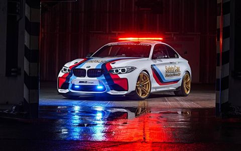 Moto GP's newest safety car is the BMW M2.
