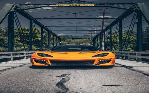 Automotive design, Mode of transport, Road, Yellow, Infrastructure, Road surface, Automotive lighting, Car, Hood, Supercar, 