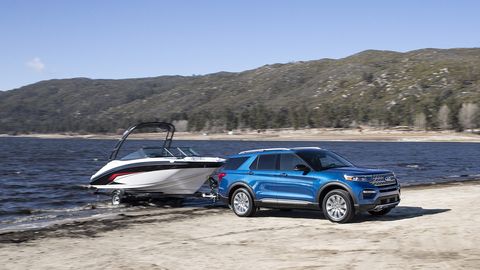 The Ford Explorer Hybrid could take you up to 500 miles on a single tank of fuel.