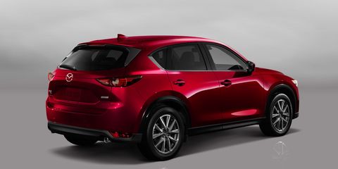 The 2018 Mazda CX-5 is only offered with a four-cylinder making 187 hp and 186 lb-ft of torque.