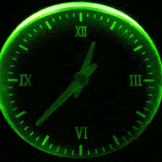 Green, Measuring instrument, Neon, Gauge, Clock, Neon sign, Auto part, Tool, Circle, 